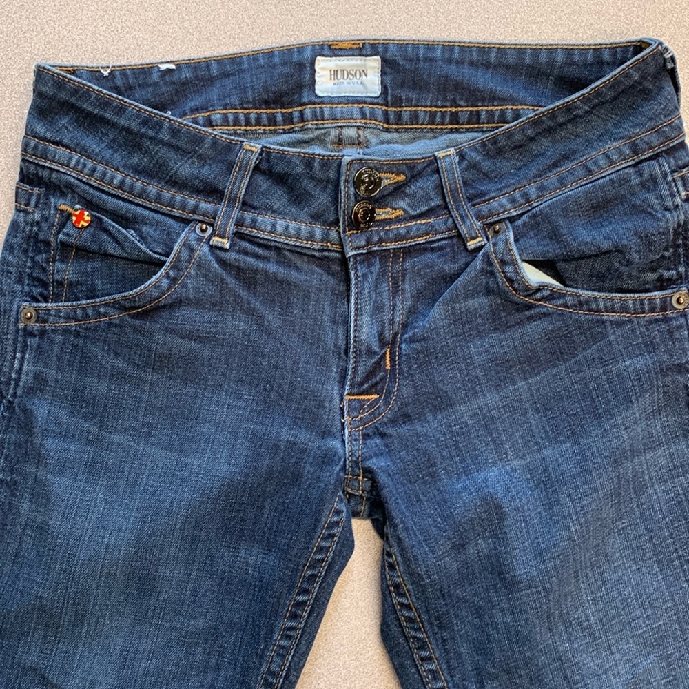 Hudson signature boot cut jeans